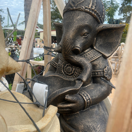 Large Elephant Ganesha Water Feature