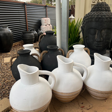 Various Large Carafe Pots