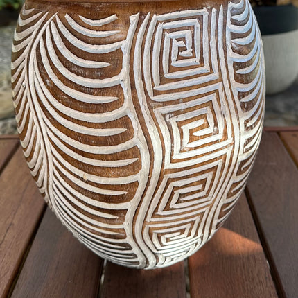 Square Enchantment Wooden Pot