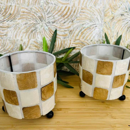 Shell Candle Holders Set of 2 Style 5