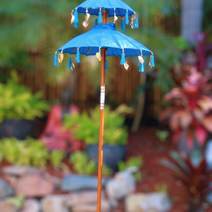 Balinese Ceremony Umbrella BLUE