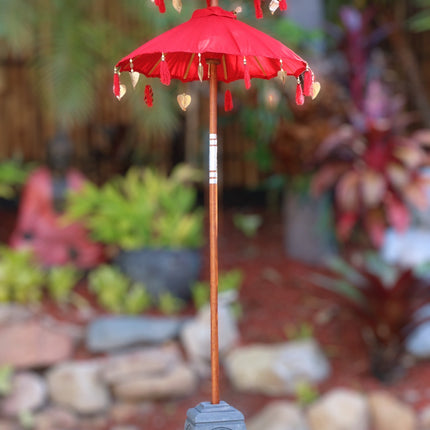Balinese Ceremony Umbrella RED