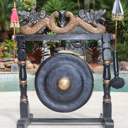 Large Double Headed Dragon Gong
