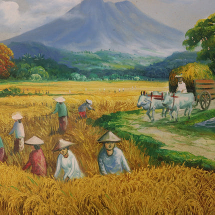 Workers in Rice Field