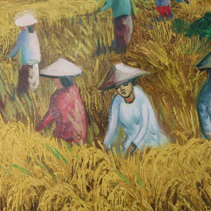 Workers in Rice Field