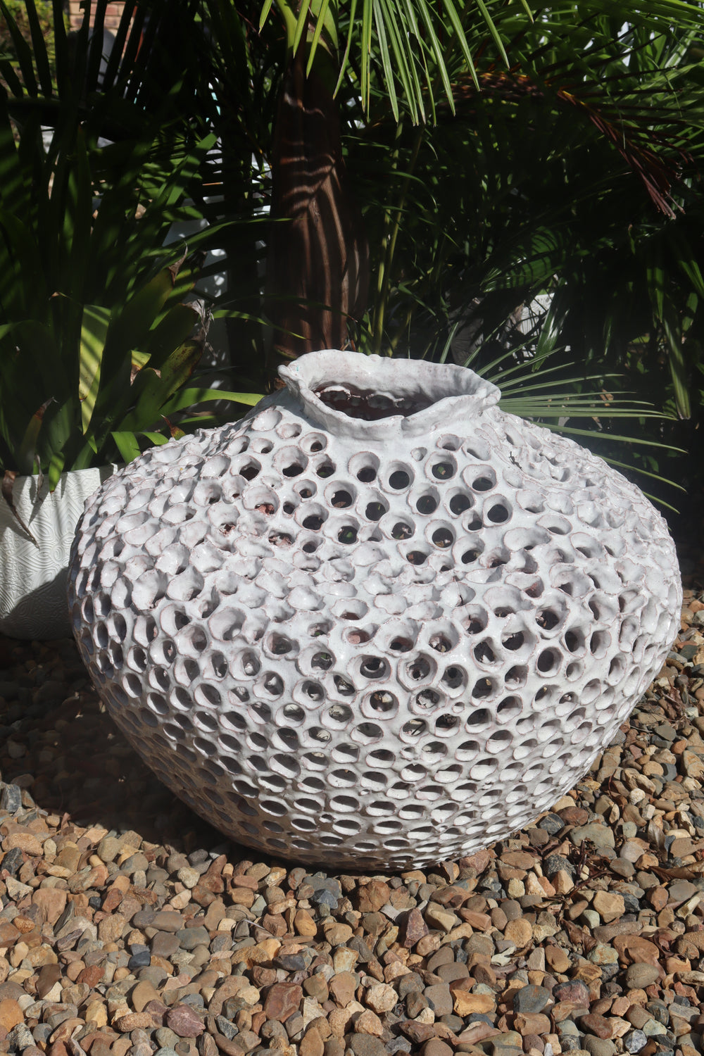 Coral Sphere Pot