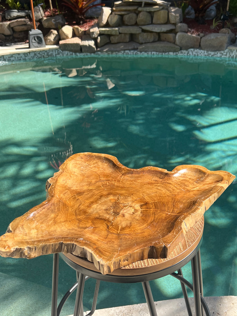 Natural Wooden Slab Platter