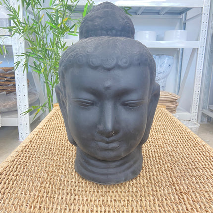 Buddha Head Medium - Charcoal