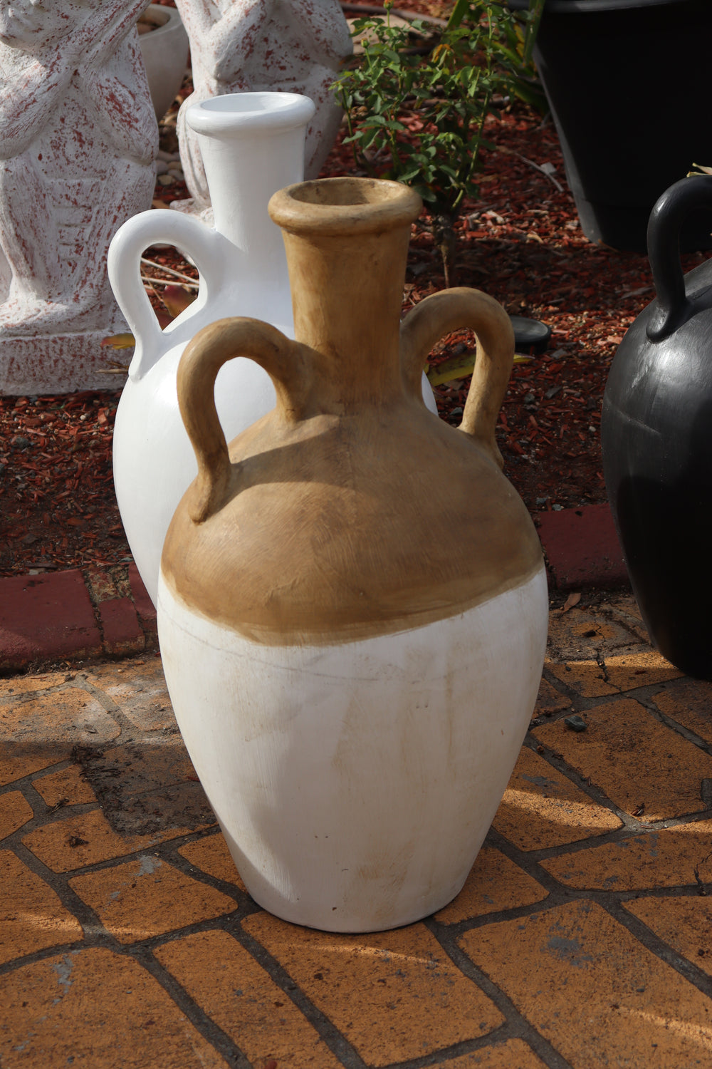 Rustic Double Handle Urn - Large