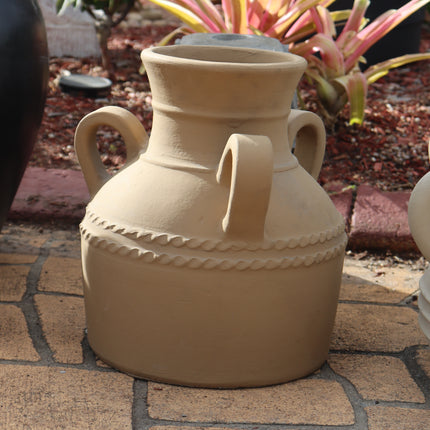 Rustic Tri Handle Pot - Medium