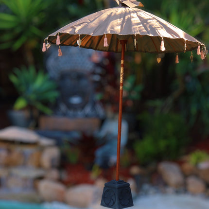 Balinese Ceremony Umbrella - Waterproof BROWN